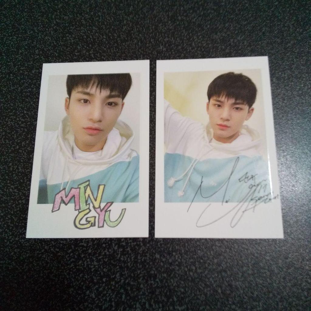 [USED] Trading card & bonus Seventeen Mingyu "DREAM" "You're Not Alone