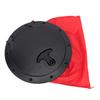 Black Deck Plate Kit Round Deck Hatch Cover with Red Waterproofing Bag for Kayak Boat Fishing Rigging 8 Inch