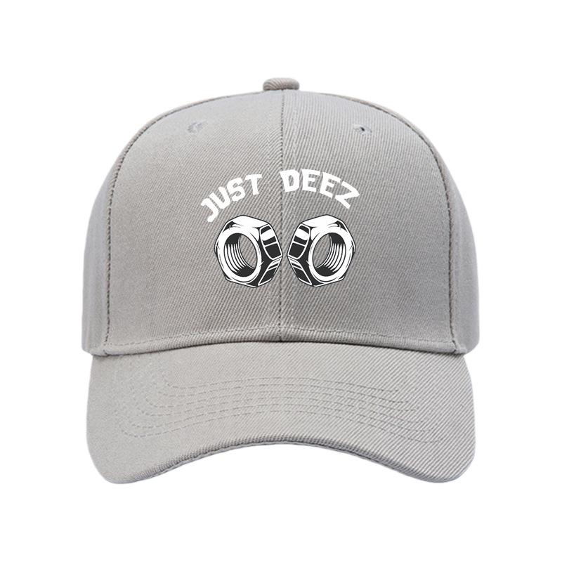 JUST DEEZ European and American hard top baseball cap women's spring and autumn outdoor sun hat solid color cap men