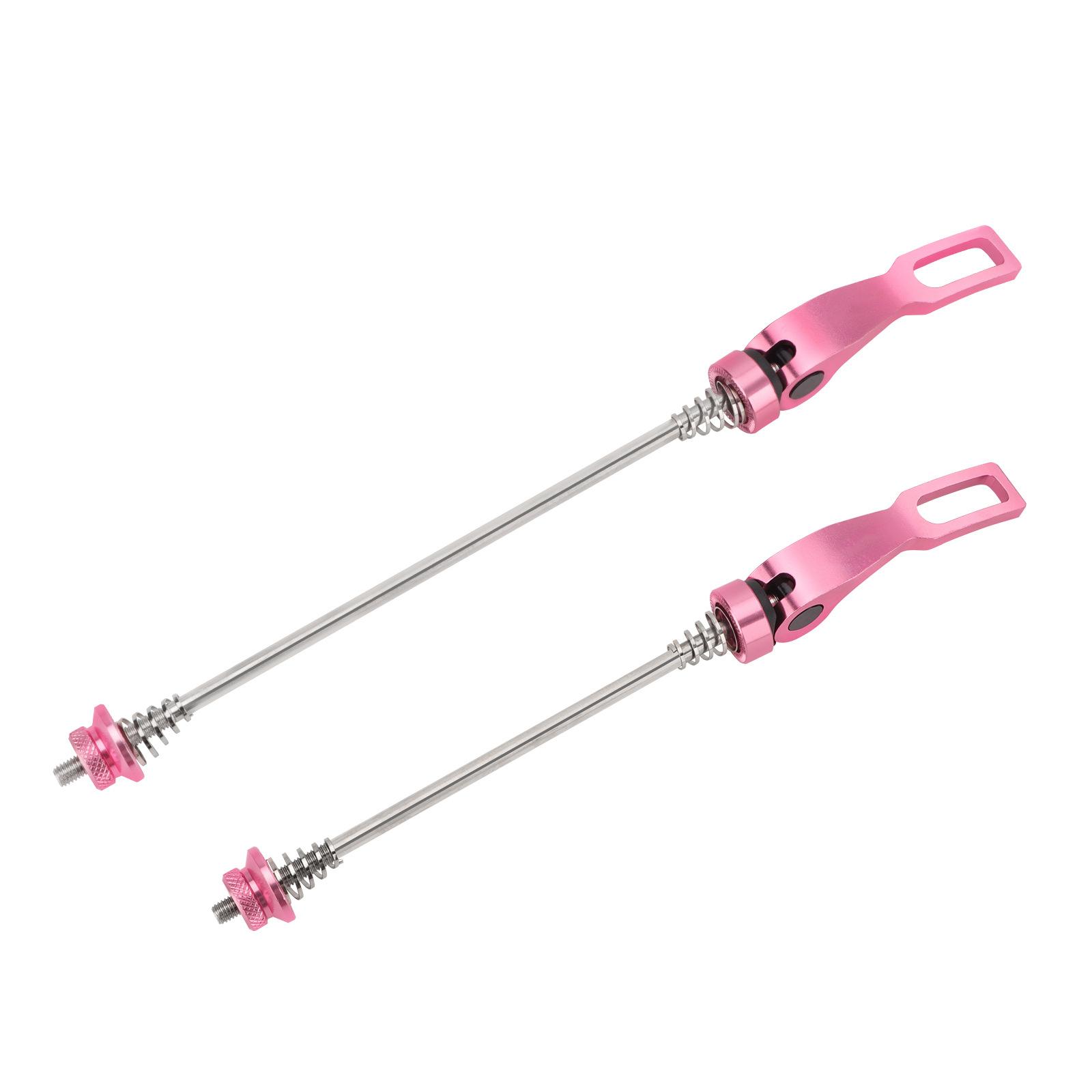 

Bicycles Quick Release Skewer Mountain Bike Front Rear Levers Bicycles Skewers Bicycles Hub Part Easy to Install розовый