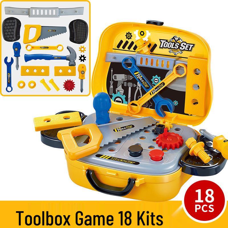 Children's Toolbox Play Set: Electric Drill & Screwdriver Repair Toys