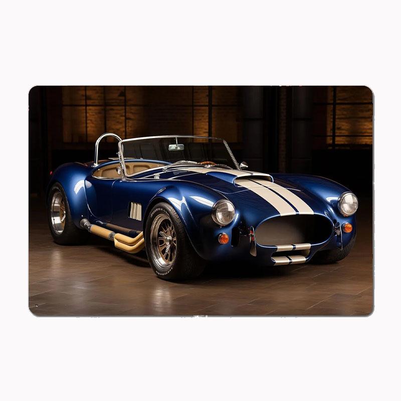 Shelby GT350 Boss Mustang Classic Cobra Racing Car Metal Poster Sign Club Mural Wall Art Plaque Tin Room Decoration Home Decor