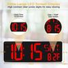 Clock 16.5 Inch LED Display Count Electronic Clock Home Office Classroom Wall Clock Multifunctional Large Digital Timer