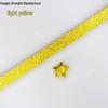 Silver Star Origami Paper Strips with Rhinestones Glitter - Pastel Colors for Lucky Five-Pointed Stars.
