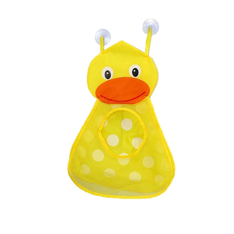 Dětská prodyšná síťovaná taška Roztomilé kreslené vaky do vany Úložný prostor Dětská hračka Závěsné drobnosti Úložný prostor Síťové pouzdro Látka do sprchy Hračky do vody