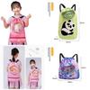 Cartoon Style Kids Travel Bag With Polyester Material And Spacious Organizer For Toys And Clothes