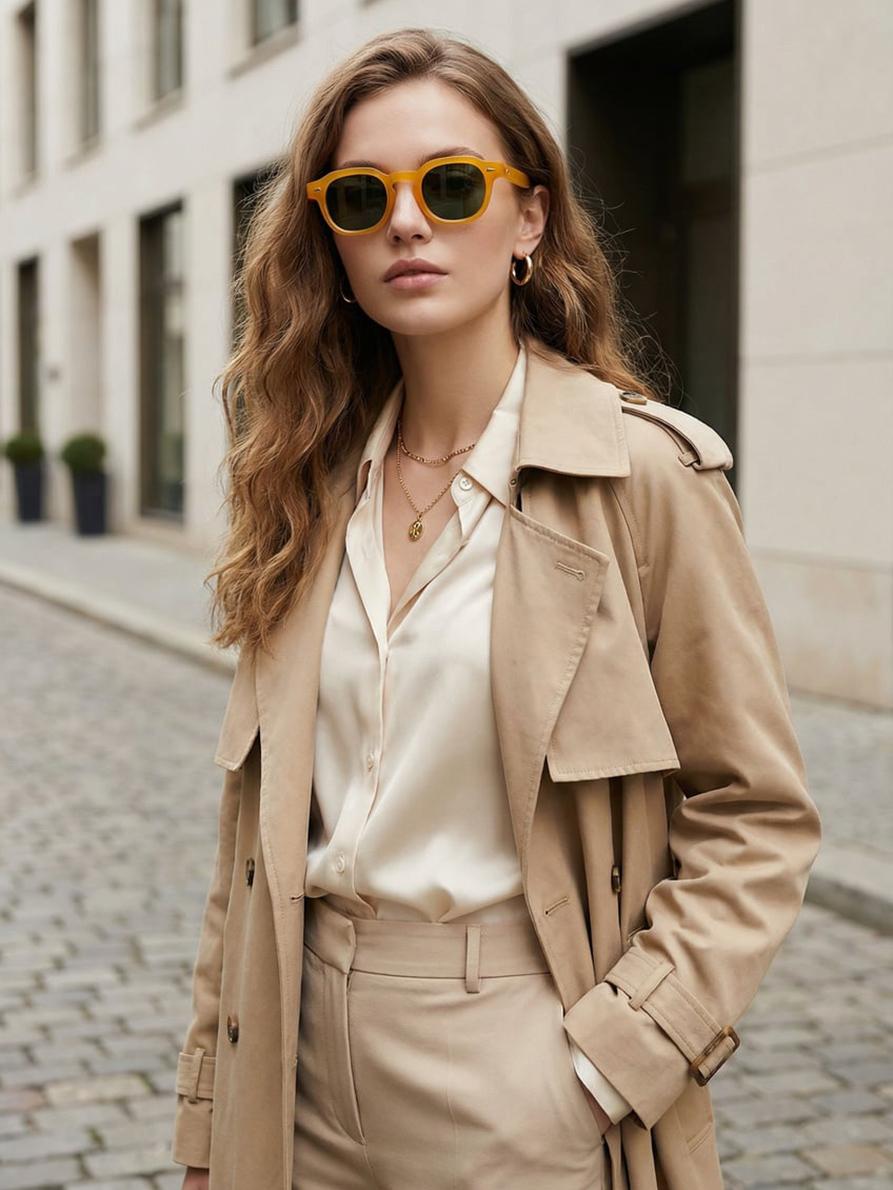 

Women s full-frame plastic retro street fashion glasses, suitable for daily commuting, outfit photography, outdoor vacations, an