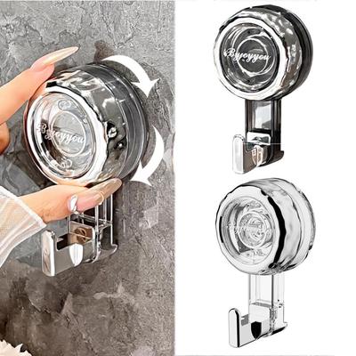 Fashion Powerful Suction Cup Hooks Heavy Duty Reusable Storage Hanger Vacuum Shower Hooks