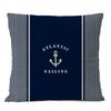 Home Decorative Navigation Blue Compass Anchor Pillow Cover Nautical Shell Fish Linen Pillow Case Mediterranean Cushion Cover