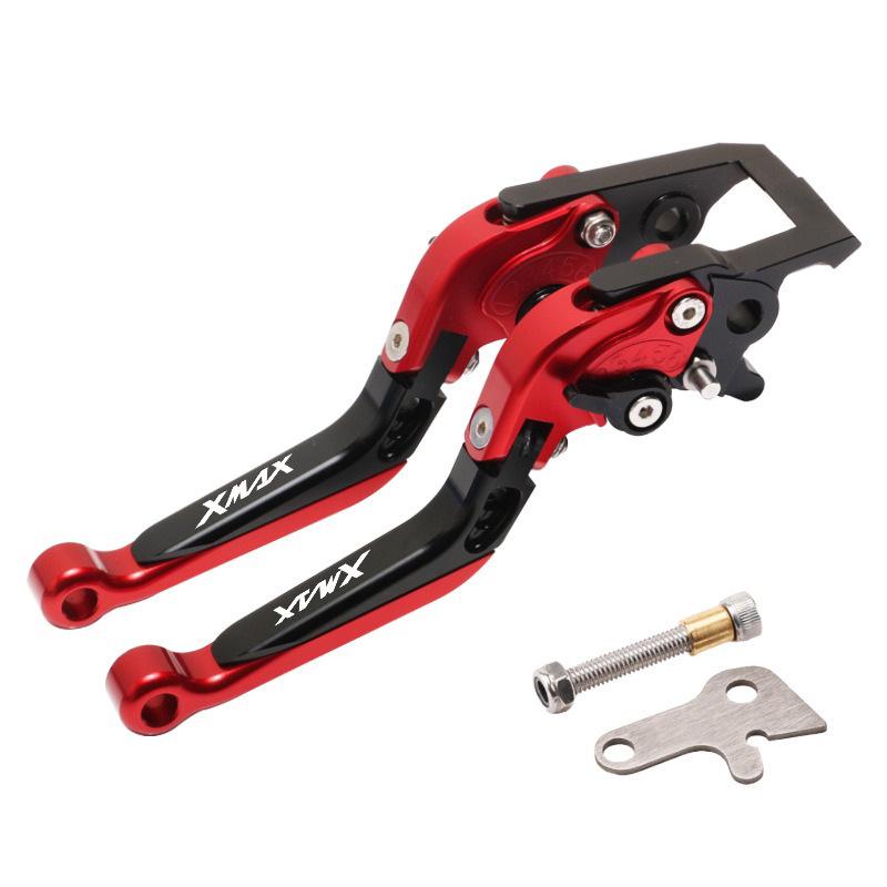 Retractable Brake & Clutch Lever with Parking Lock for XMAX300 2023-2025 Motorcycle