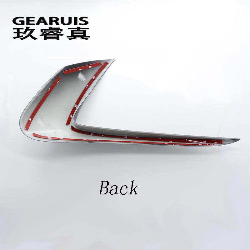 Car styling mașină lămpi de ceață acoperire șipci grilă lumini negre acoperire benzi de decorare pentru Mercedes Benz CLA C117 220 260 200