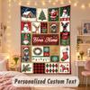 Wall Hanging TapestryChristmas Custom Name Print Art For Indoor Home Room Decoration Holiday Gift