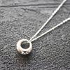 Genuine 925 Sterling Silver Necklace for Men and Women. Simple, Thin, Small Chain Set with a Drawstring Pouch. Casual, Cute, Popular Brand Jewelry