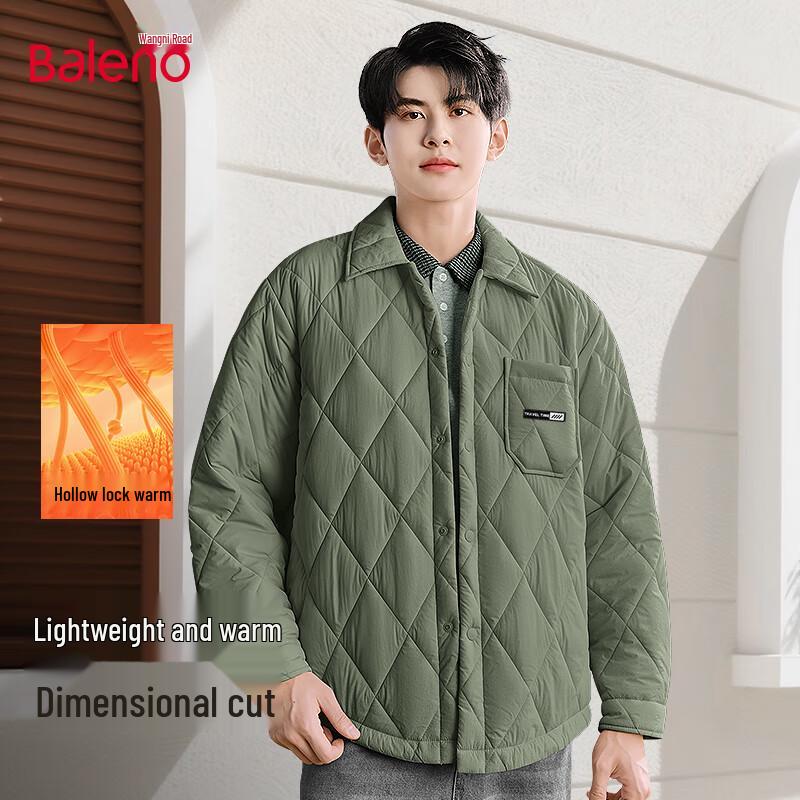 

Baleno Men s Winter Loose-Fit Padded Jacket L