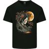 A Geisha Girl Cherry Blossom Moon Fantasy Kids T-Shirt Childrens