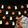 Halloween String Lights Ghosts For Home Decor Indoor Party Holiday 59inch