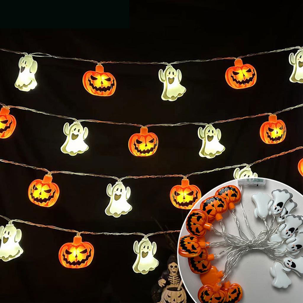 Halloween String Lights Ghosts For Home Decor Indoor Party Holiday 59inch