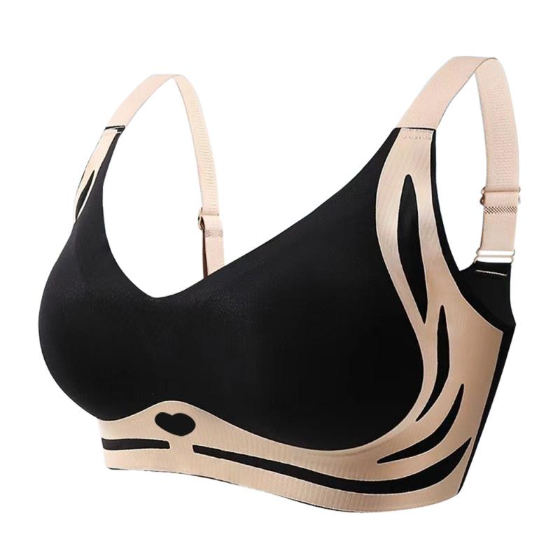 

Женский удобный бюстгальтер с регулируемыми бретелями без стальных бюстгальтеров, собирающий бюстгальтер L