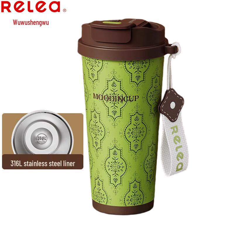 RELEA 560ml Insulated Digital Display Coffee Travel Mug
