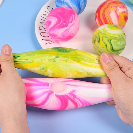 Dough Ball Squeeze Toy Soft TPR Stress Relief Fidget for Kids Adults