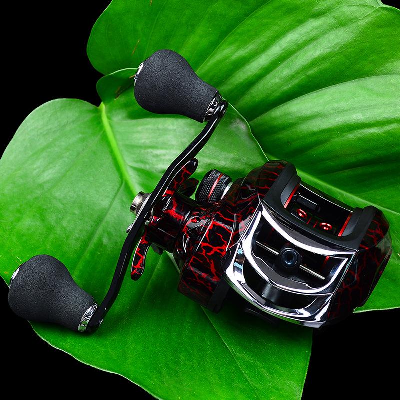 Magnetic Brake Bait Reel 18+1BB 7.2:1 Gear Ratio Maximum Resistance 10kg Metal Spool Fishing Reel Fishing Reel Freshwater Saltwater Universal