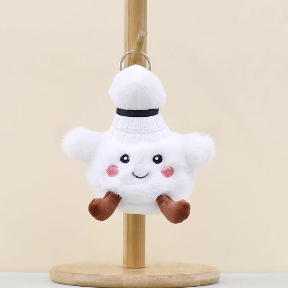 Badminton Baseball Tennis Plush Toys with Feet Smiling Face Expression Ball-type Pendant Children's Dolls Birthday Gifts