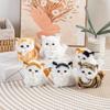 Katzen-Plüschtier für Kinder Kinder Geschenke Mit Weichem Kunstfell Und Realistischem Design