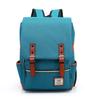 Luxurious Durable Canvas Leather Travel Backpack With Comfortable Shoulder Strap