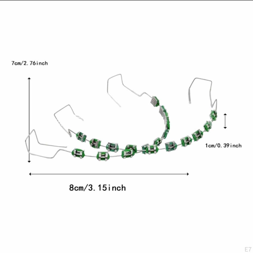 Temporary Tooth Decoration Decorative with Metal Wires Gift for Family