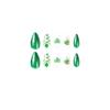 Pastiglie per Unghie St. San Patrizio Verde Quadrifoglio Glitter Amore Unghie Finte Unghie Rimovibili