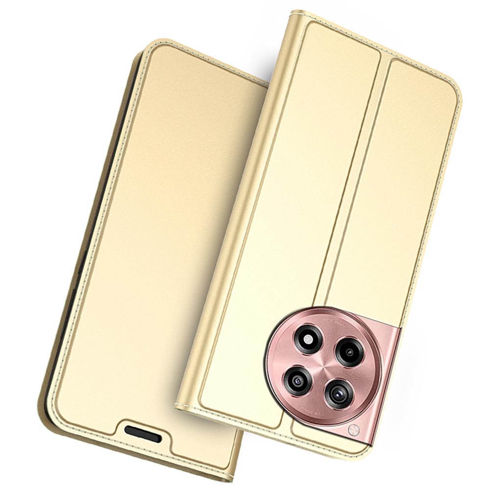 For OnePlus 12R 5G/Ace 3 5G Case Strong Magnetic Closure Protective Leather Phone Cover Card Slot