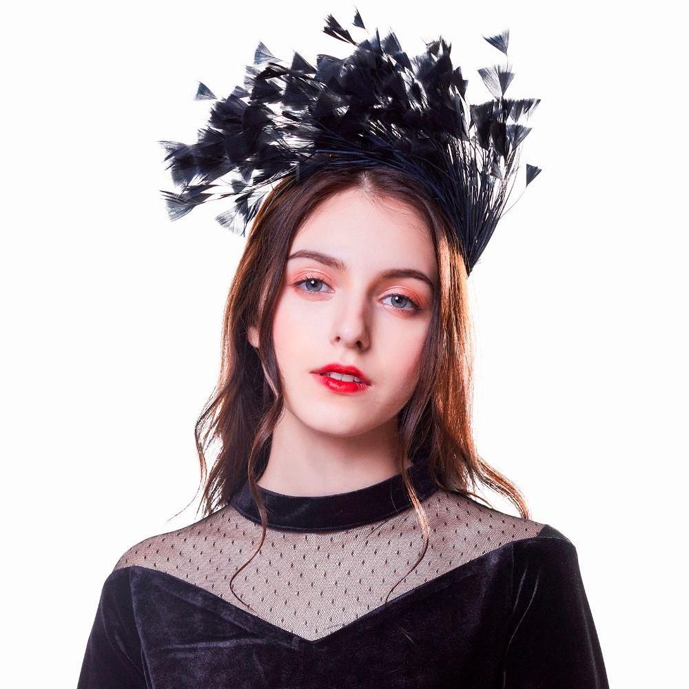 Beautiful 1PCS Roster Goose Turkey Feather Crafts for DIY Feather Headpiece HeadBands for Women 1920's Decoratiev Plumes Flower