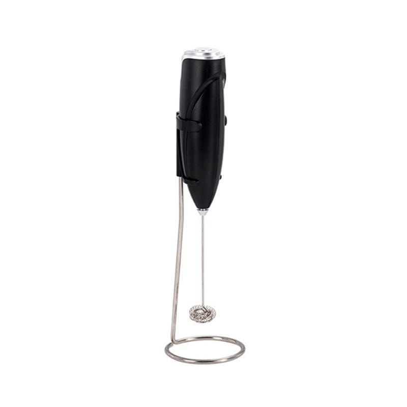 Miniature Electric Whisk for Lattes and Cappuccinos Handheld Milk Frother for Home or Office Battery Powered Drink Mixer