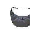 Longchamp Le Pliage Xtra Logo-Prägung Abnehmbare Leder-Halbmondtasche Große Damen-Umhängetasche Taubengrau 10338987P55