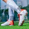 New Men Football Boots Grass Breathable Match Outdoor Sport Soccer Shoes Cleats Long Spikes Comfortable Training Boys Non Slip