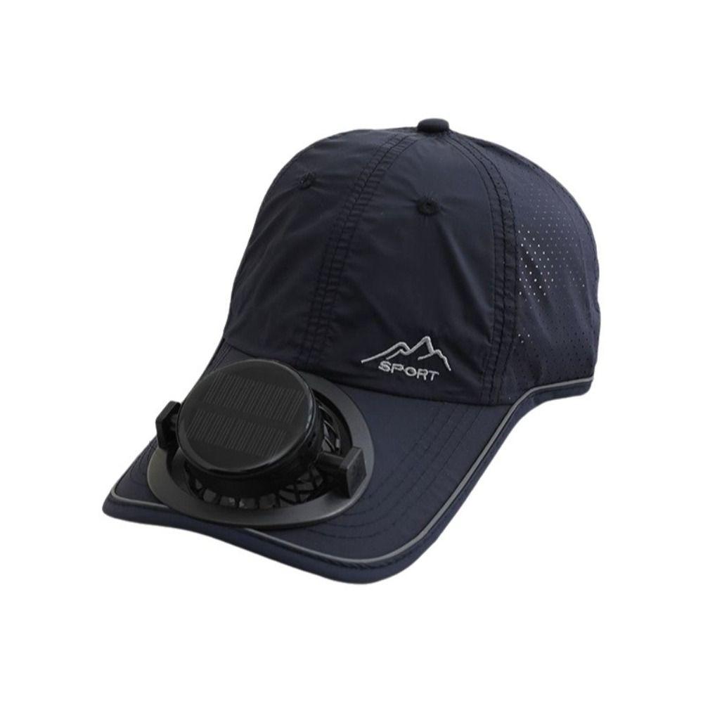 Duck Tongue USB Charging Fan Hat Sun Protection Fishing Hat Solar Charging Fan Hat  Adults Wear
