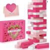 48PCS Explosive Block TowerJengaGame Color Couple Dating Building Block Stacking Music Dating Building Block