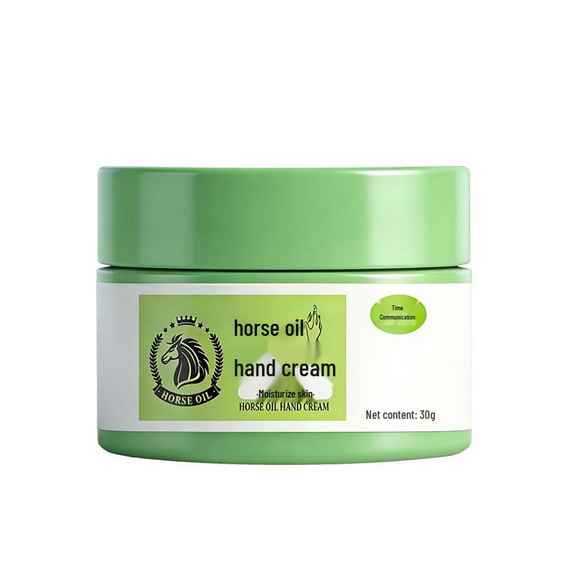 Horse Oil Hand Cream: Hydrates, Nourishes, and Protects Dry, Cracked Skin - Perfect for Autumn and Winter.