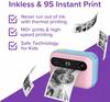 myFirst Camera Insta 20 Instant Print Digital Camera with 16MP 1080P Birthday Gift for Children Ages Selfie Unlimited Micro SD Card Candy Single -