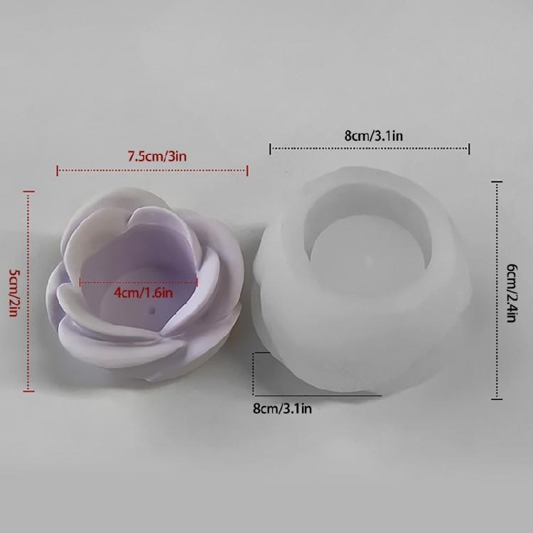 Crystal Flower Candle Holder Molds Candlestick Silicone Mold DIY Resin Casting