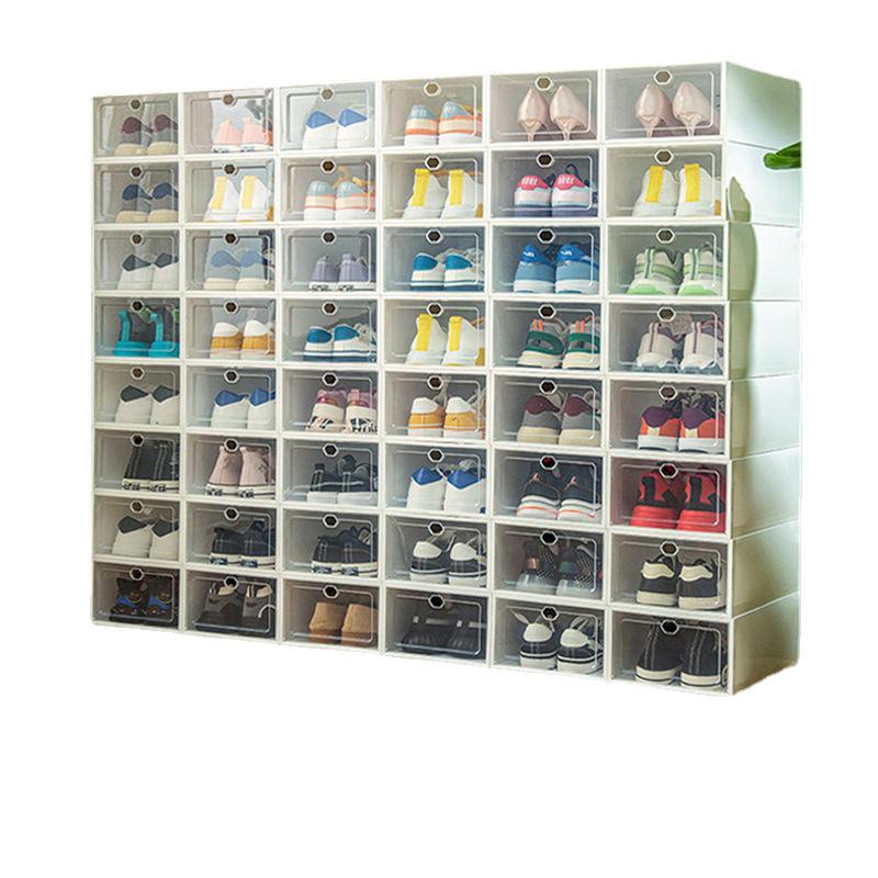 Foldable Transparent Shoe Box - Space-Saving, Dustproof & Moisture-Proof Storage Solution