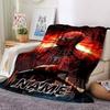Custom Name Spider-Man Mask blanket for Couch & Bed, Plush Cozy Fuzzy Blanket Super Soft & Warm Blankets for Fall and Winter. 090818