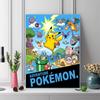 Pokemon Island Adventure Set Pattern  3pcs 100% Round Full Drill 5D DIY Diamond Painting Embroidery Cross Stitch Rhinestone Décor