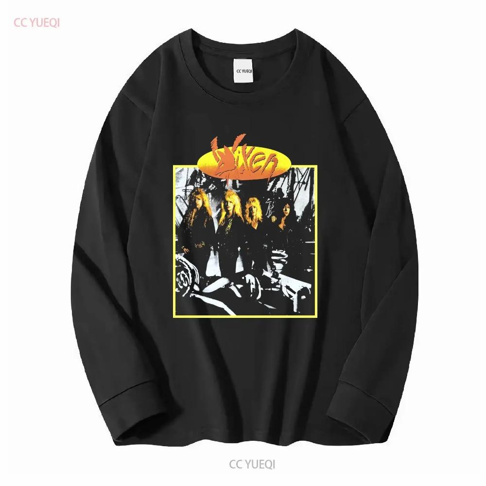 Vixen Band Music For Lovers Black T Shirt Cotton Full Size JK598 vintage Washed fashion homme Soft Top For Everyday Wear