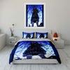 Anime-Inspired Three-Piece Decor Set Soft Comfortable Duvet Cover Bedding Set Included 1*Duvet Cover & 2*Pillowcases, Gift