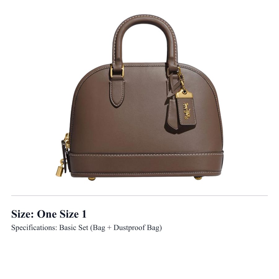 COACH Revel Baseball Glove Tanned Leather