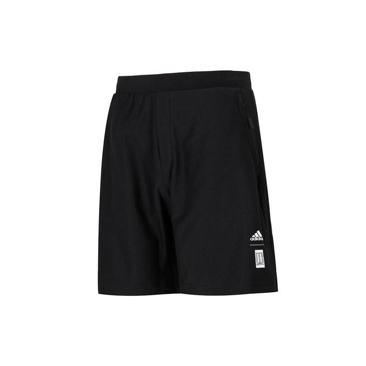 adidas Wj Cl Kn Sh Solid Color Breathable Athleisure Casual Sports Knit Shorts Black Men s HE5153