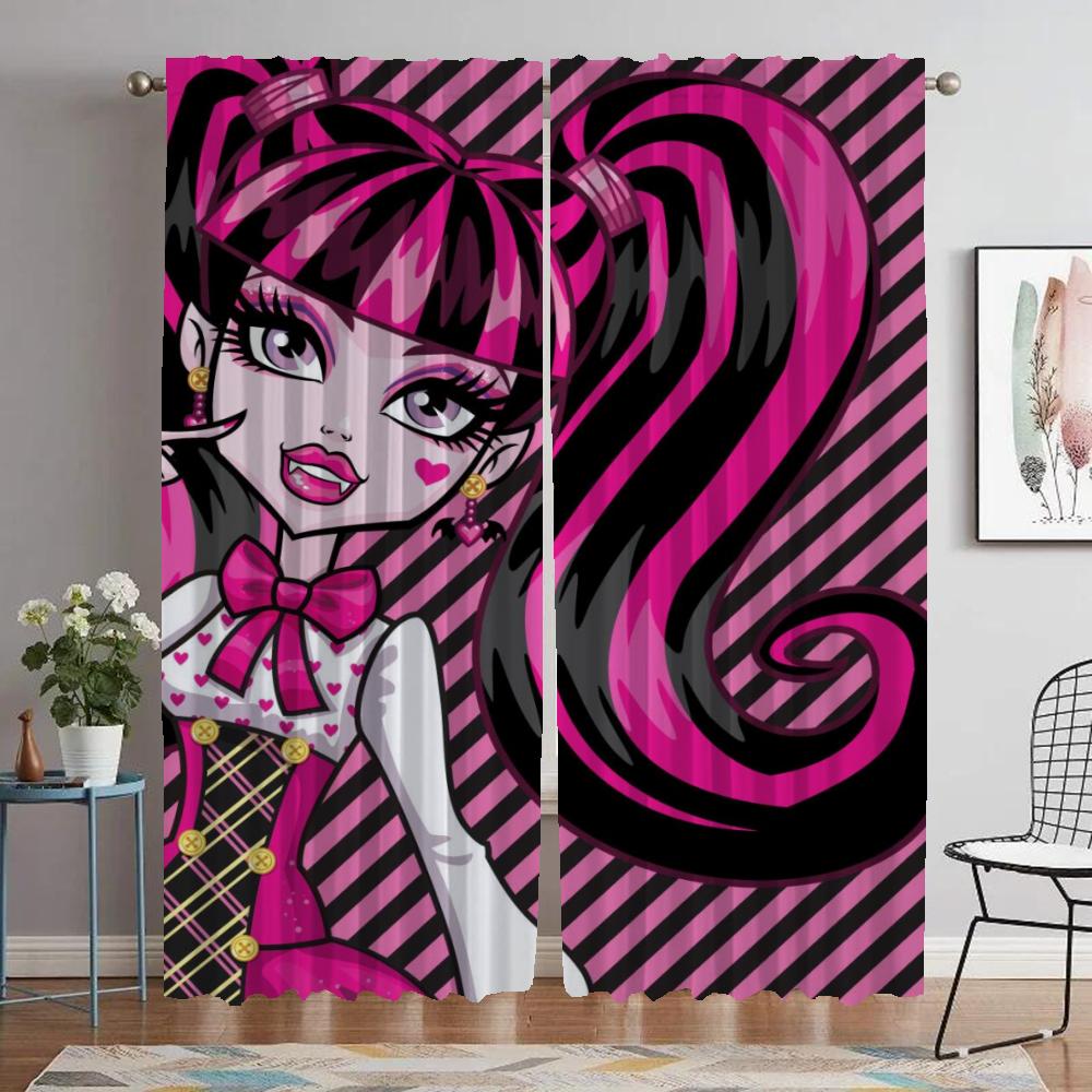 

Плотные шторы для камеры Draculaura Home Interior Шторы 2 шт. Гостиная Шторы Разделитель Тюль для спальни Шторы W50xH70cmx2pcs-CL