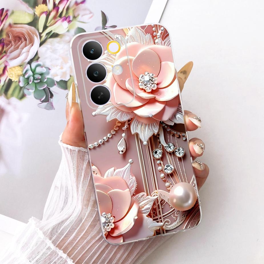 For Realme C85 Pro Case Stylish Flowers Butterfly Painted Cover Soft Slim Phone Case For Realme C85 C 85 RealmeC85 Pro 5G Fundas
