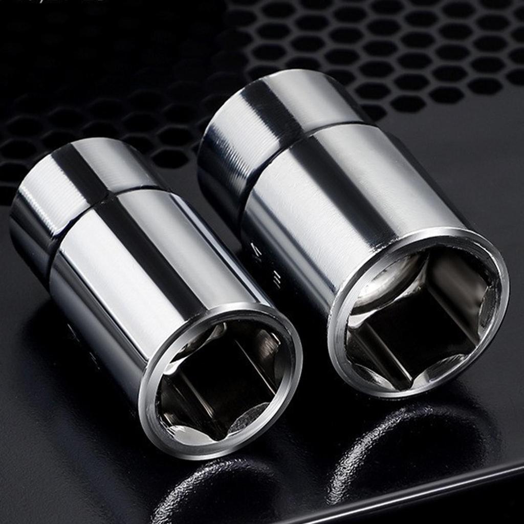 Lug Wrench 4 Way Wheel Lug Nut Removal Detachable Tire Wrench For Motorcycles Car SUV RV Truck Automotive Roadside Garage